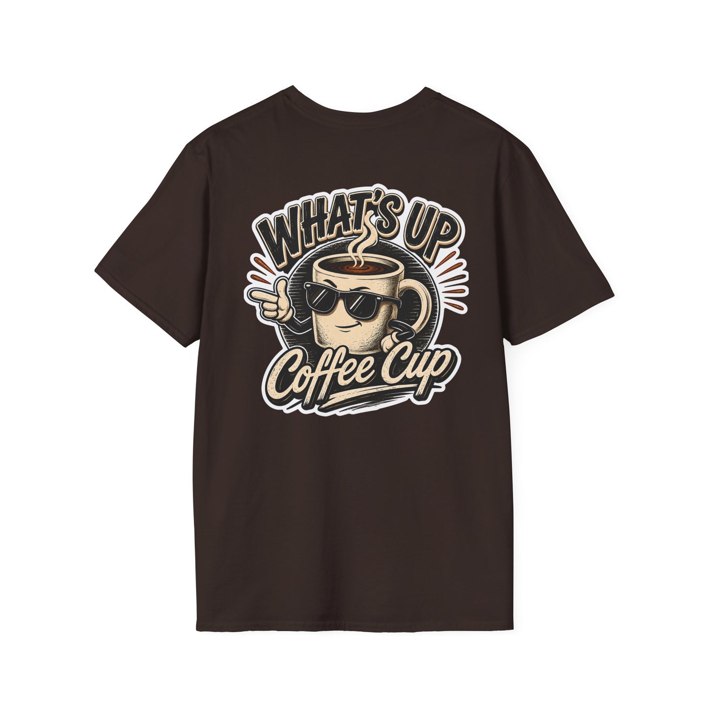 Kopikoa What's Up Coffee Cup – Unisex Pocket T-Shirt