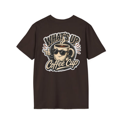Kopikoa What's Up Coffee Cup – Unisex Pocket T-Shirt
