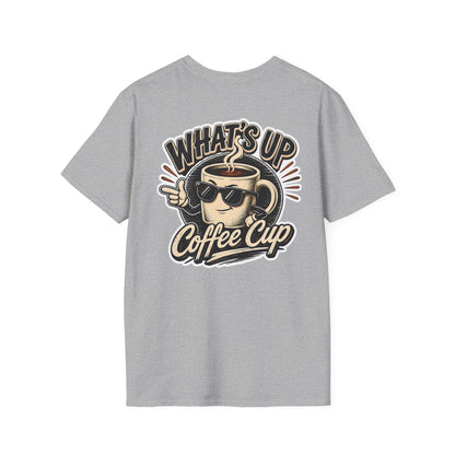 Kopikoa What's Up Coffee Cup – Unisex Pocket T-Shirt