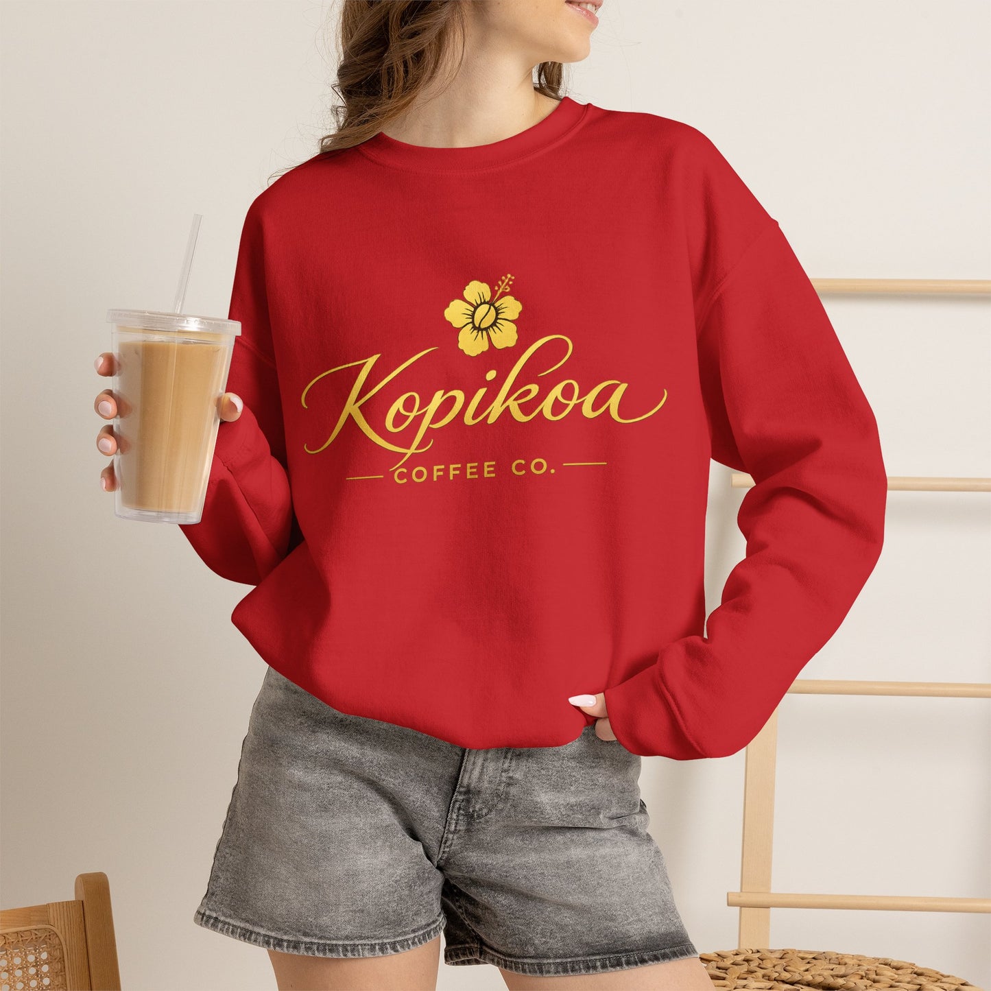 Kopikoa Traditional Logo – Unisex Crewneck Sweatshirt