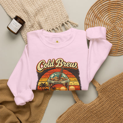 Kopikoa Cold Brew Warm Vibes – Unisex Crewneck Sweatshirt