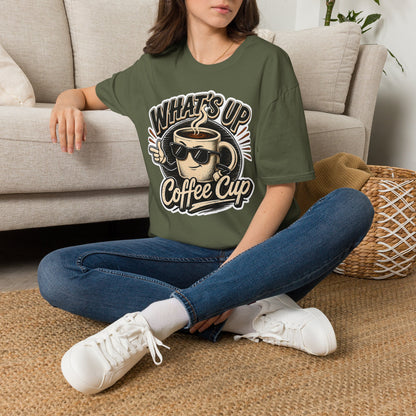 Kopikoa What's Up Coffee Cup – Unisex T-Shirt