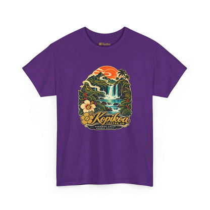 Kopikoa Waterfall Hawaii T-Shirt — Tropical Vintage Island Tee