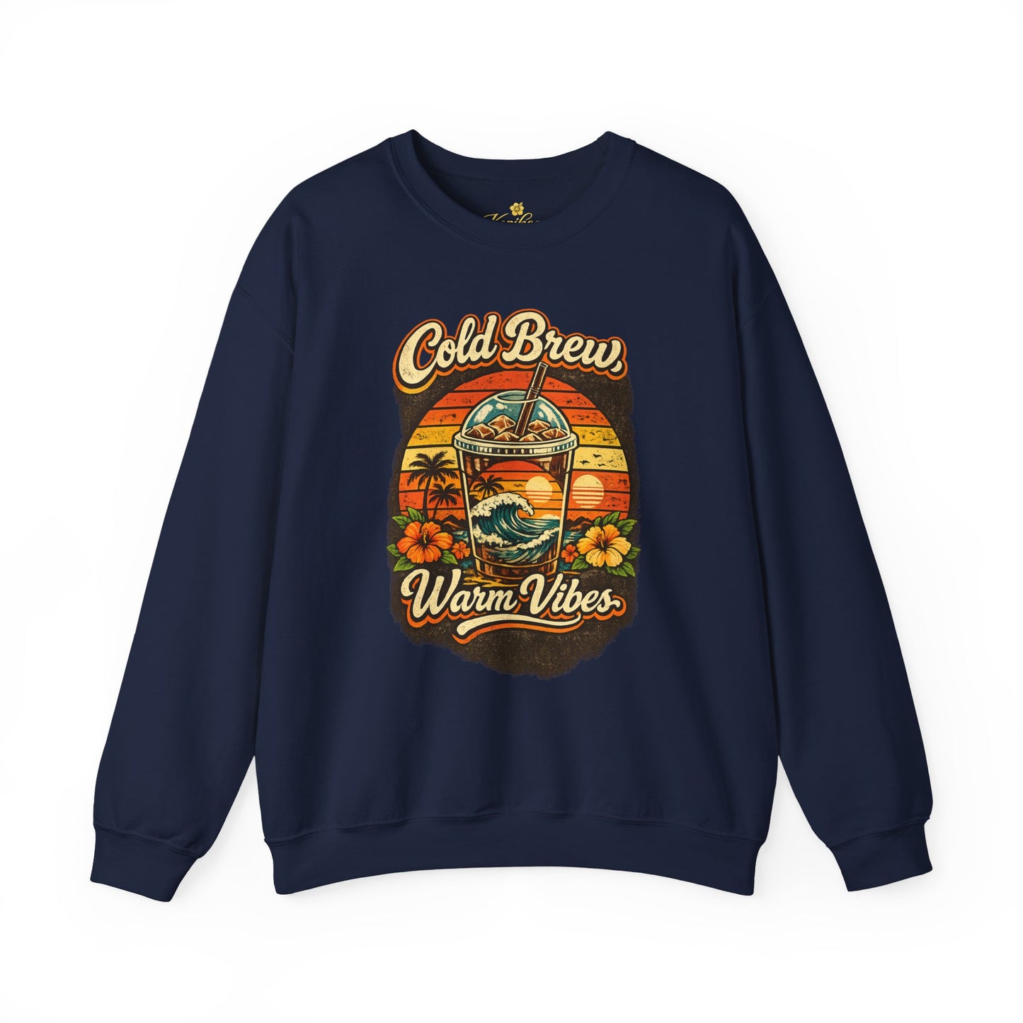 Kopikoa Cold Brew Warm Vibes – Unisex Crewneck Sweatshirt
