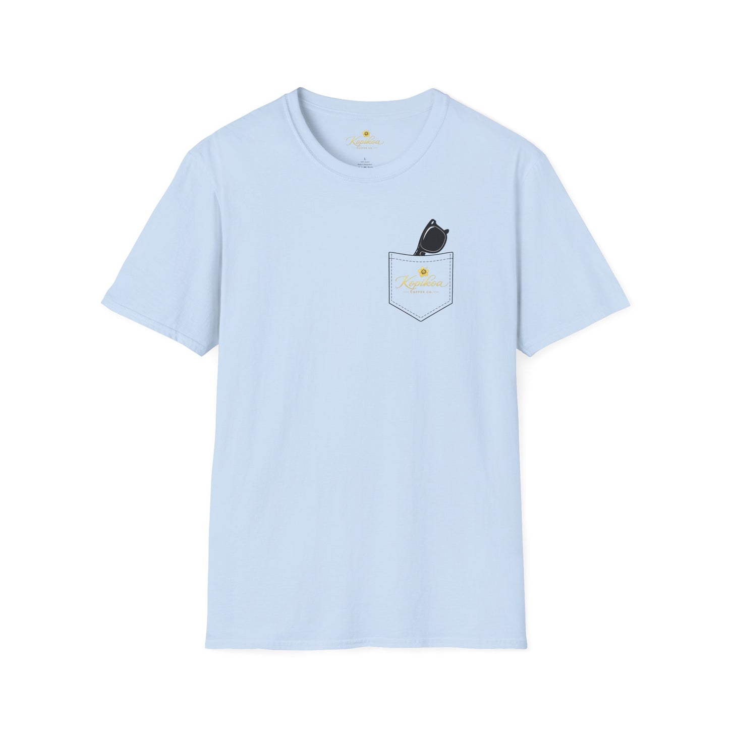 Kopikoa What's Up Coffee Cup – Unisex Pocket T-Shirt
