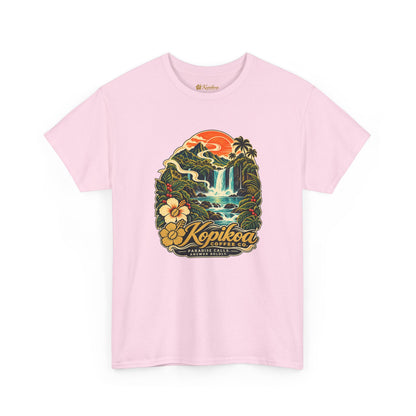 Kopikoa Waterfall Hawaii T-Shirt — Tropical Vintage Island Tee