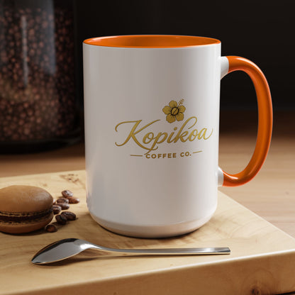Kopikoa Logo – Accent Coffee Mug