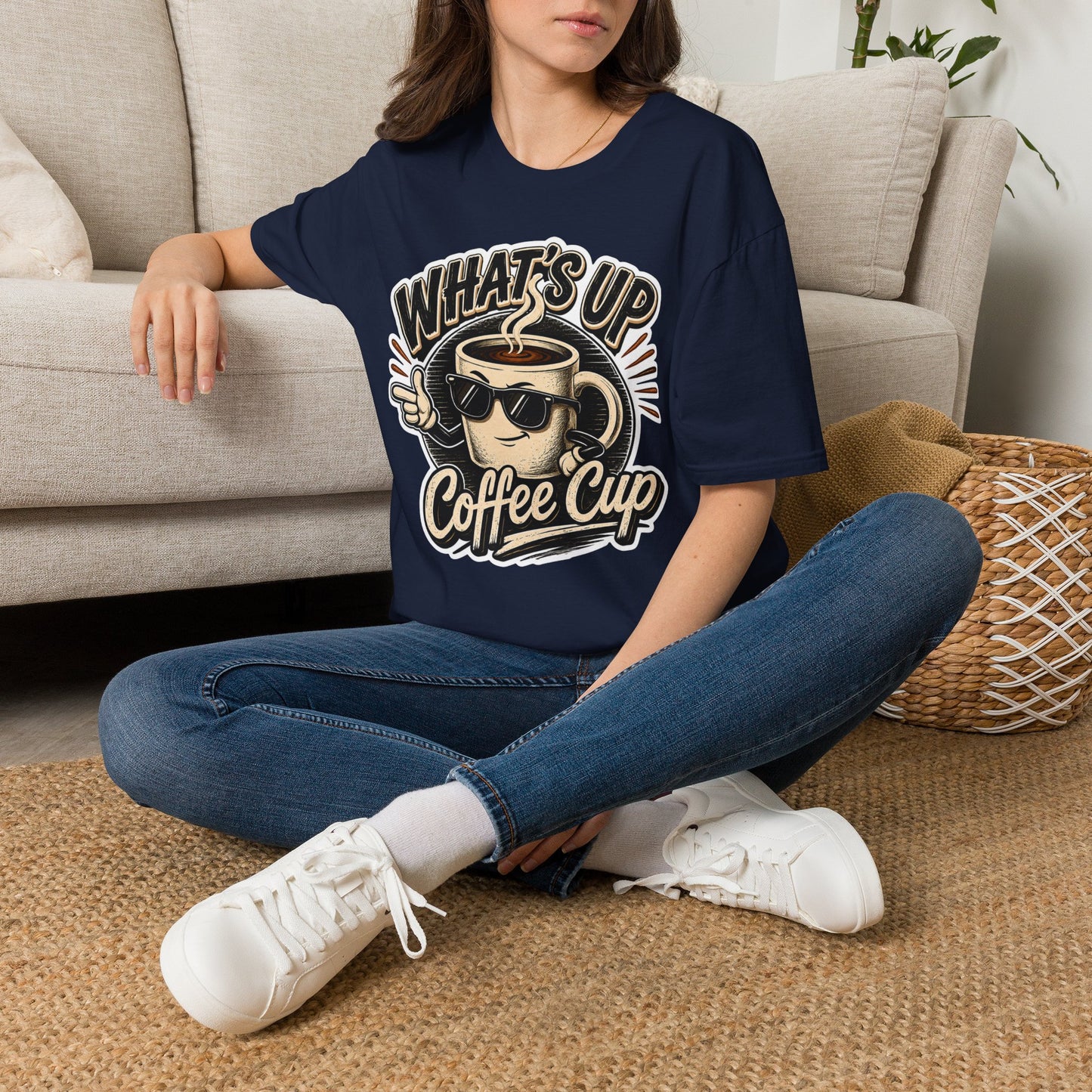 Kopikoa What's Up Coffee Cup – Unisex T-Shirt