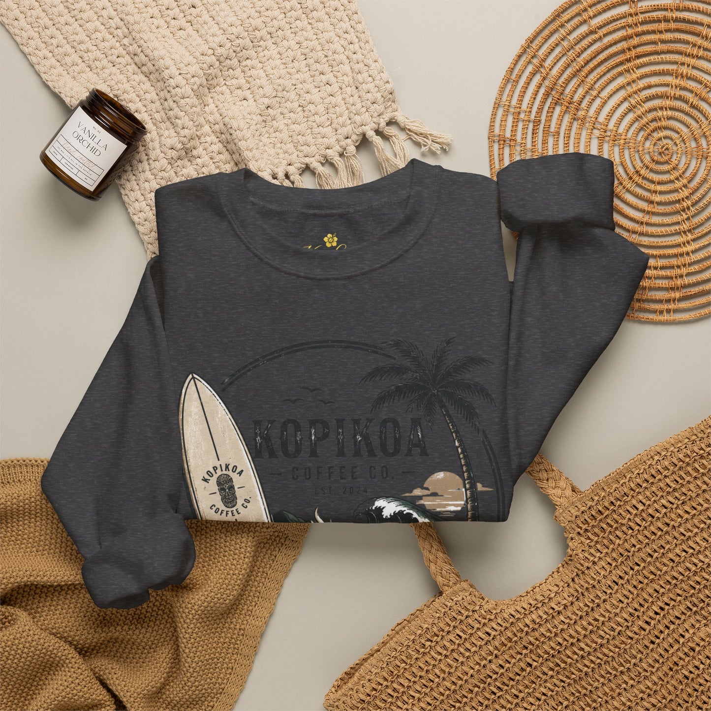Kopikoa Surf – Unisex Crewneck Sweatshirt