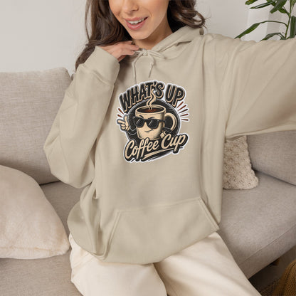 Kopikoa What's Up Coffee Cup – Unisex Hoodie