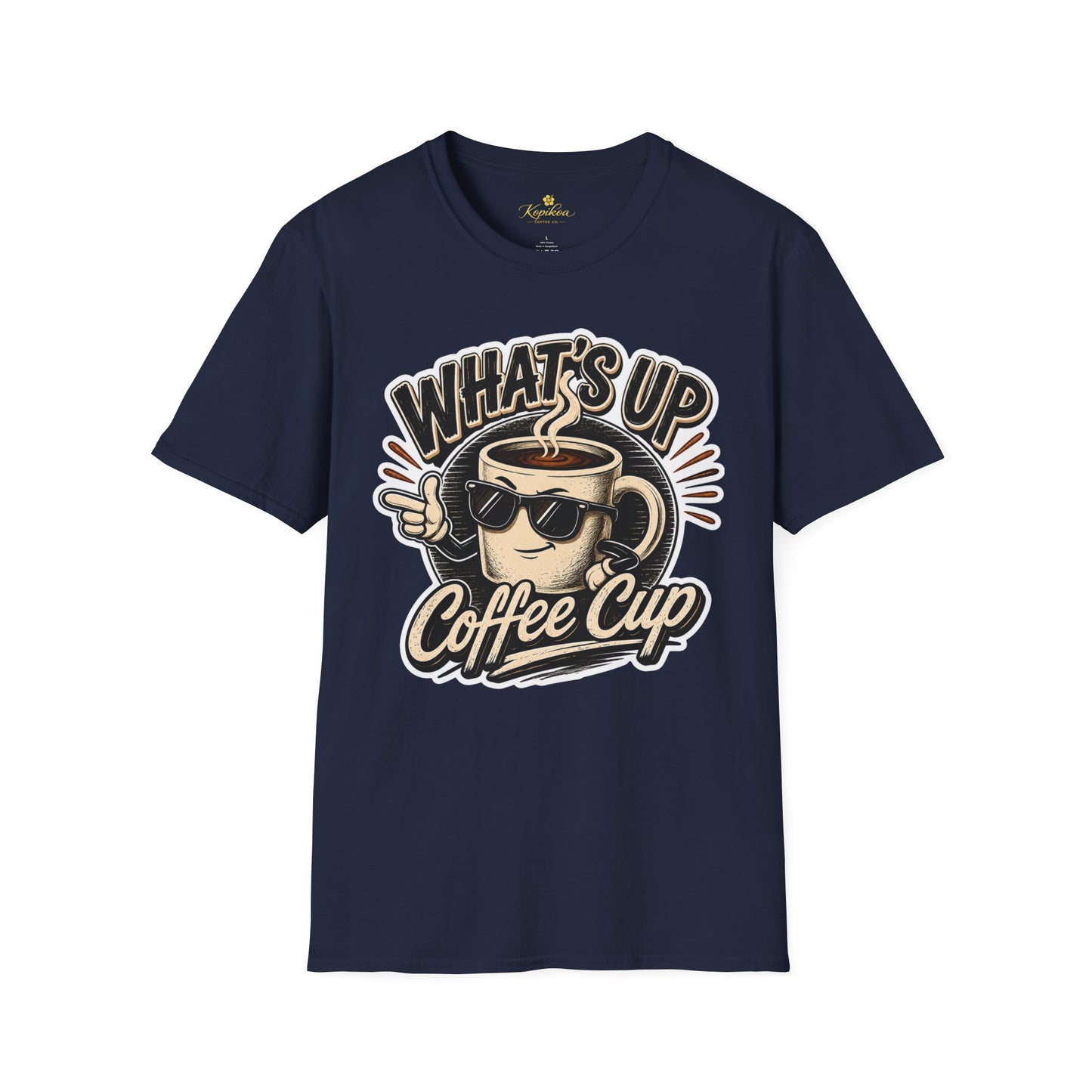 Kopikoa What's Up Coffee Cup – Unisex T-Shirt