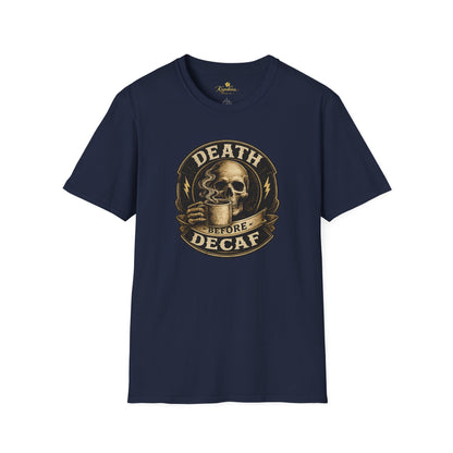 Kopikoa Death Before Decaf – Unisex T-Shirt
