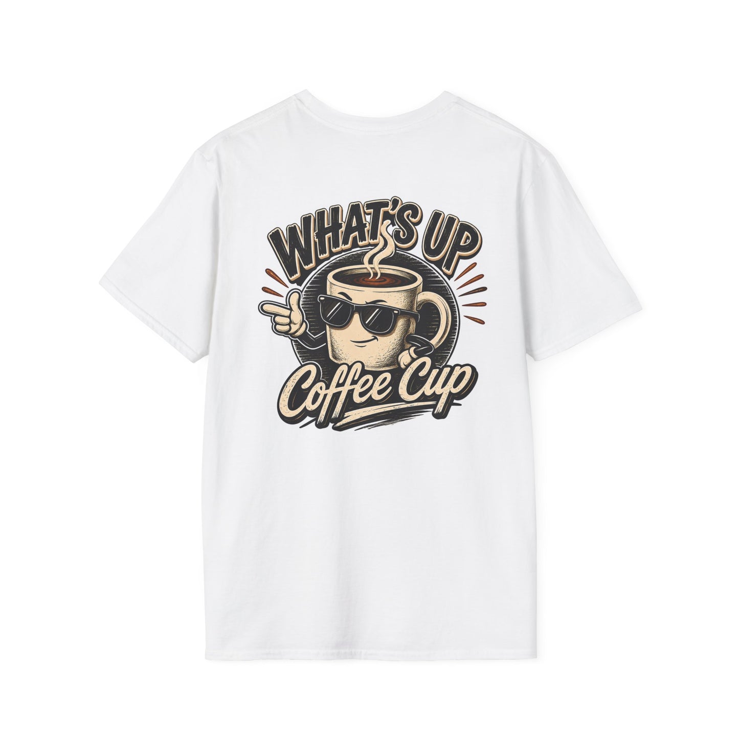 Kopikoa What's Up Coffee Cup – Unisex Pocket T-Shirt