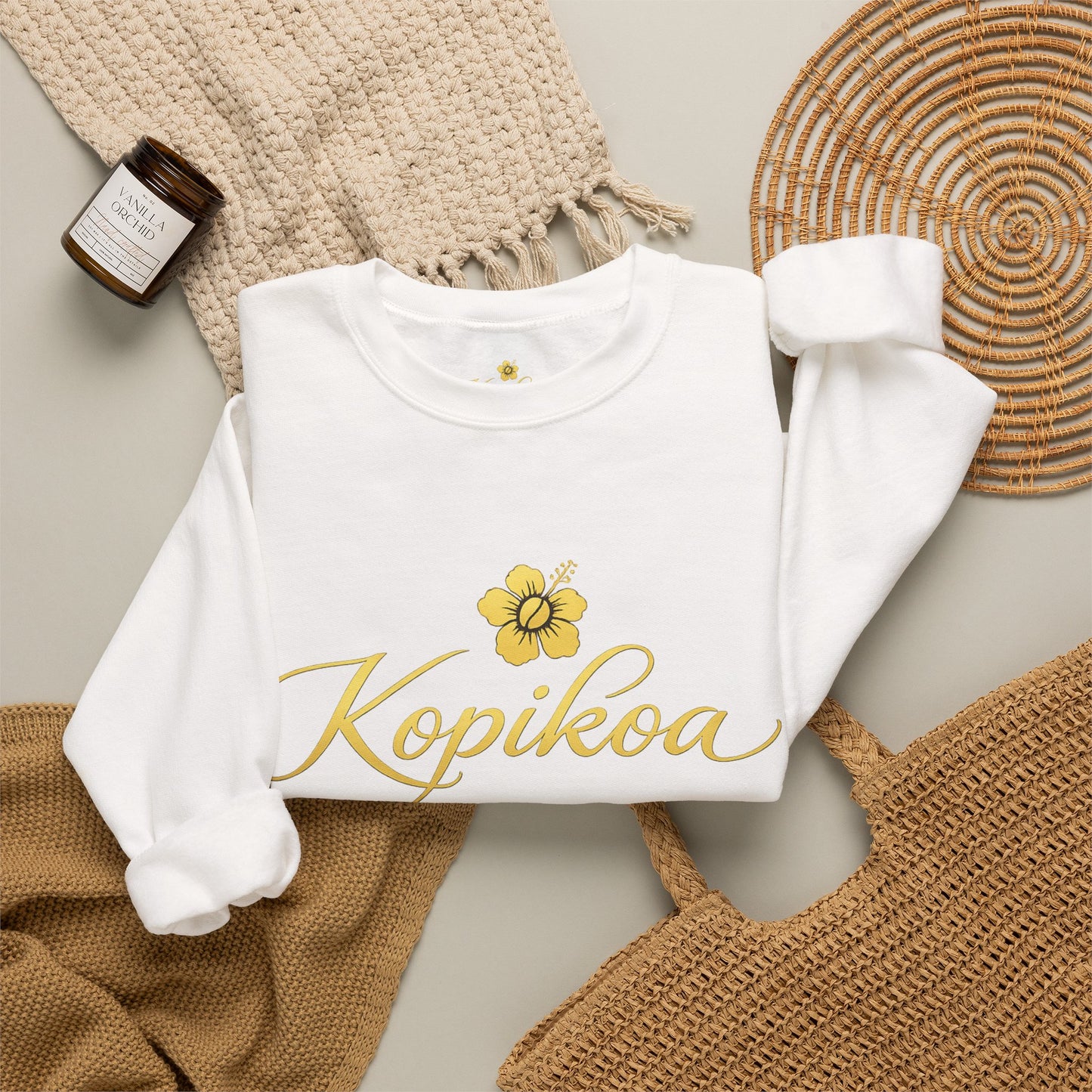 Kopikoa Traditional Logo – Unisex Crewneck Sweatshirt