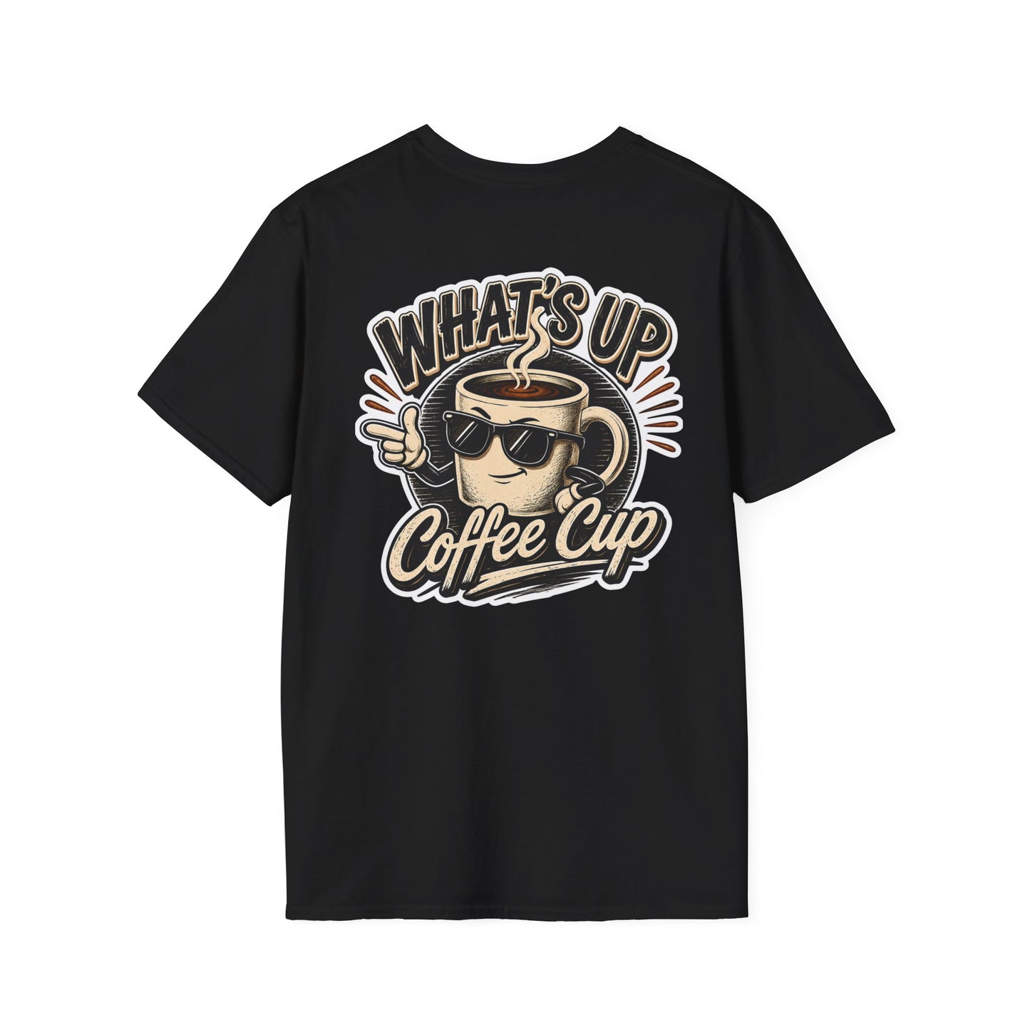 Kopikoa What's Up Coffee Cup – Unisex Pocket T-Shirt