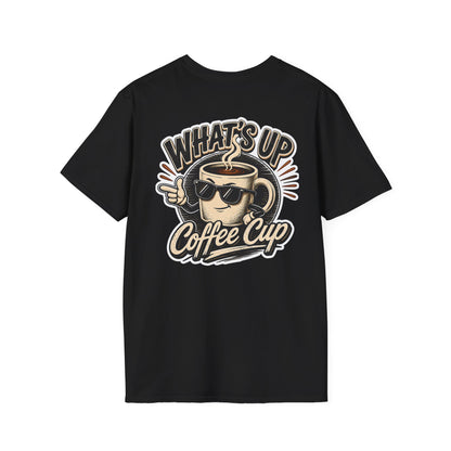 Kopikoa What's Up Coffee Cup – Unisex Pocket T-Shirt