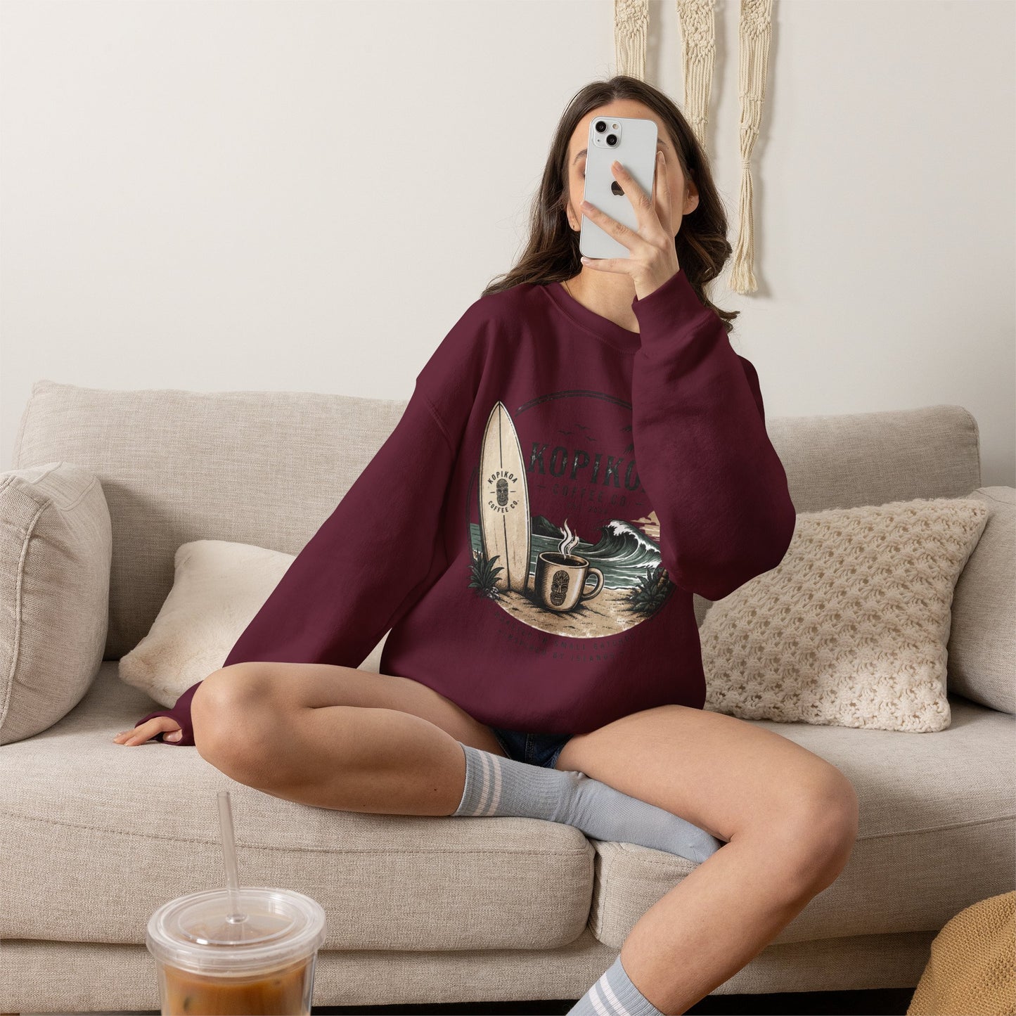 Kopikoa Surf – Unisex Crewneck Sweatshirt