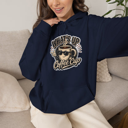 Kopikoa What's Up Coffee Cup – Unisex Hoodie