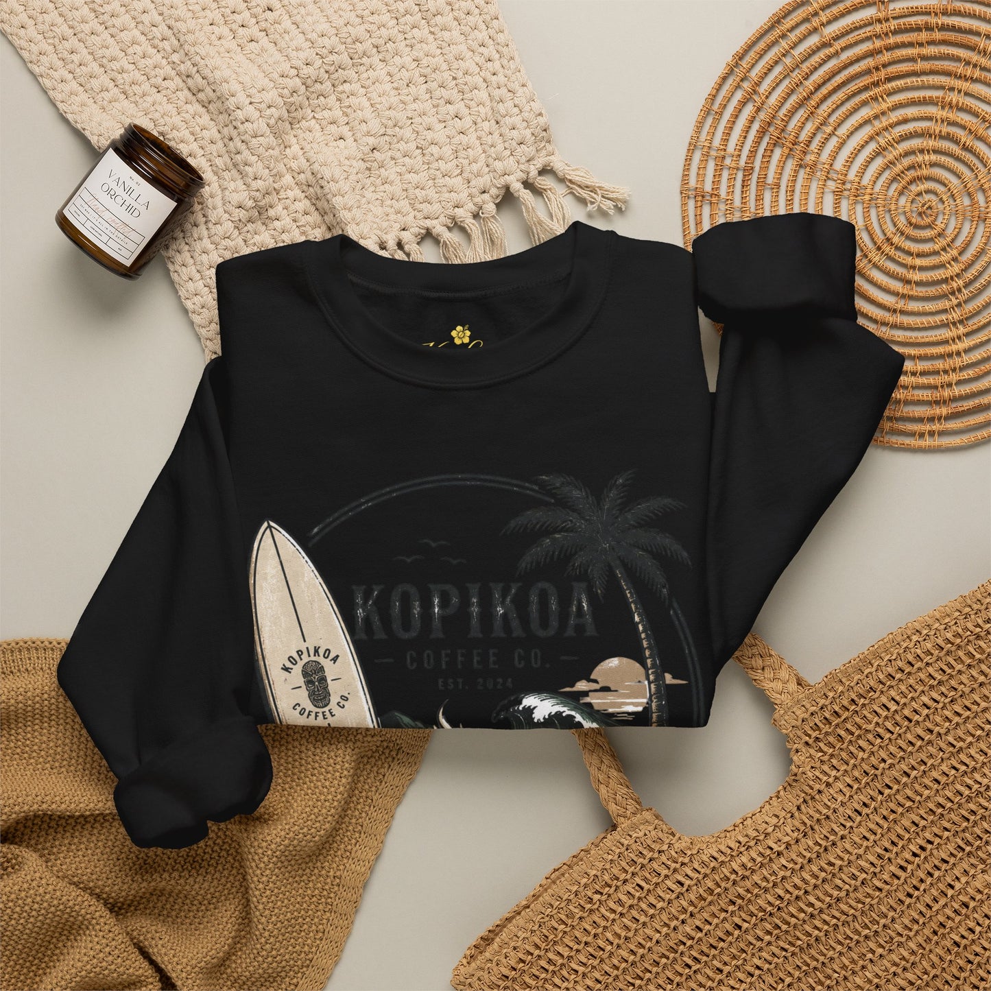 Kopikoa Surf – Unisex Crewneck Sweatshirt