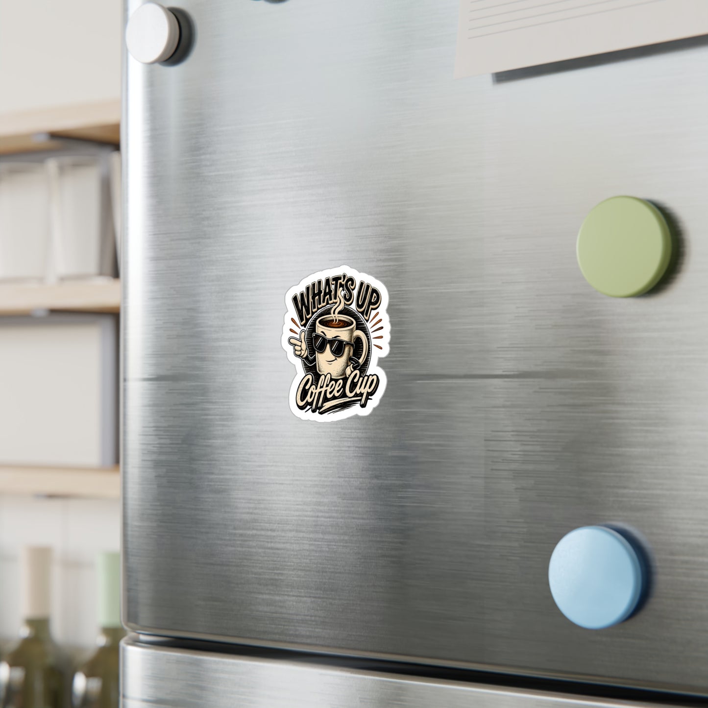 Kopikoa What's Up Coffee Cup – Kiss Cut Vinyl Decal