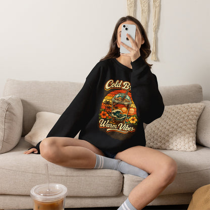 Kopikoa Cold Brew Warm Vibes – Unisex Crewneck Sweatshirt