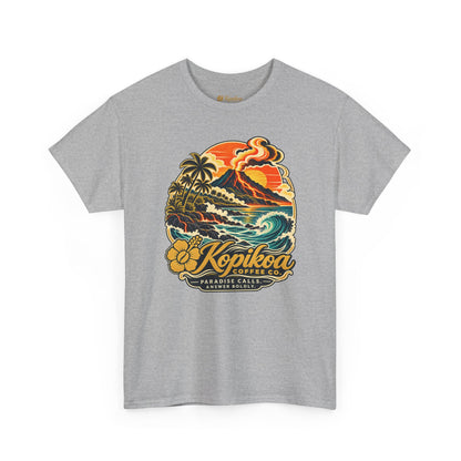 Vintage Hawaiian Surf & Coffee 'Kopikoa' Paradise Graphic Tee