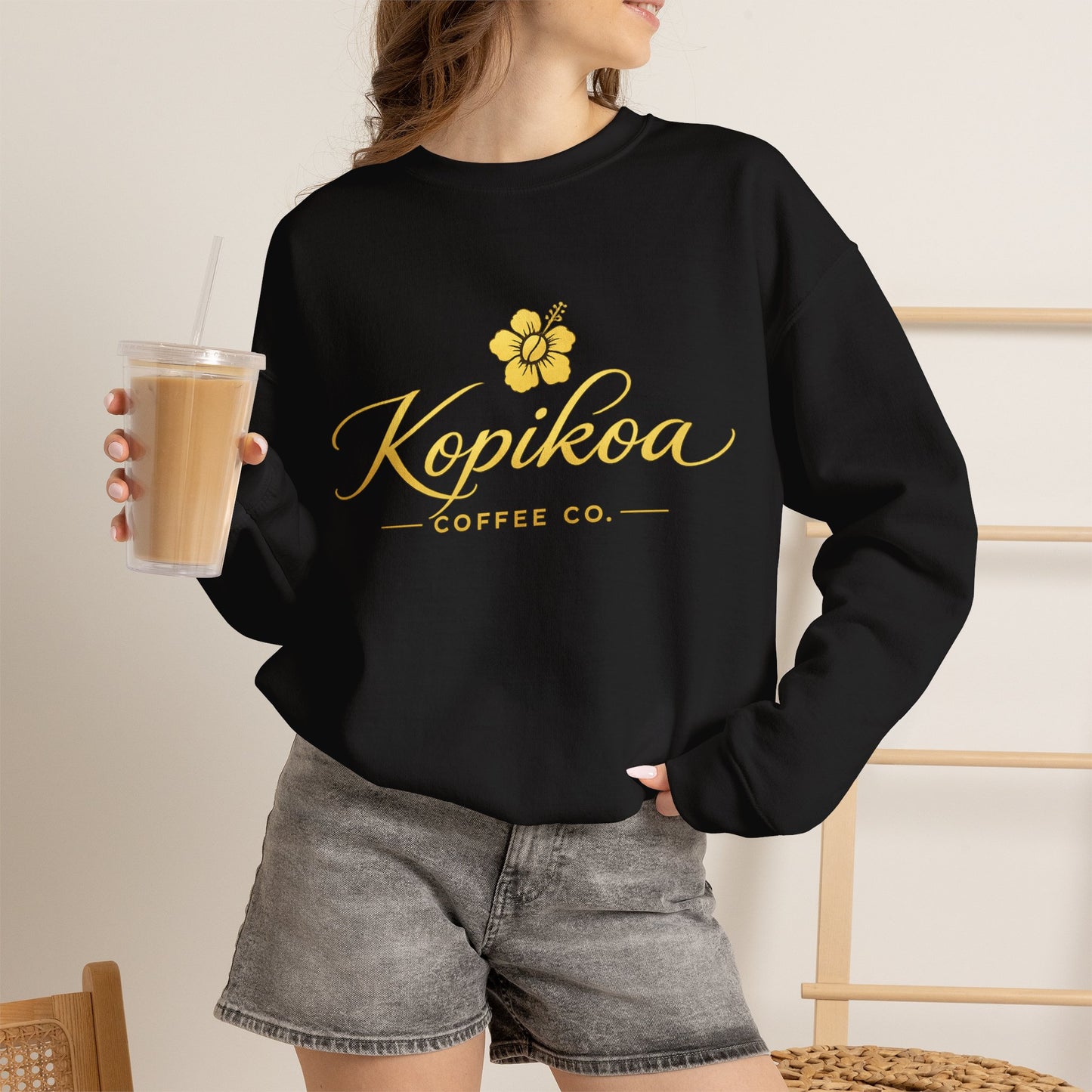 Kopikoa Traditional Logo – Unisex Crewneck Sweatshirt