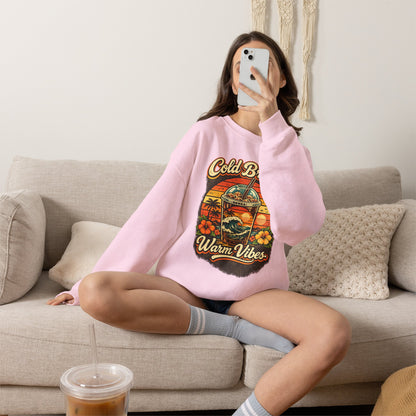 Kopikoa Cold Brew Warm Vibes – Unisex Crewneck Sweatshirt