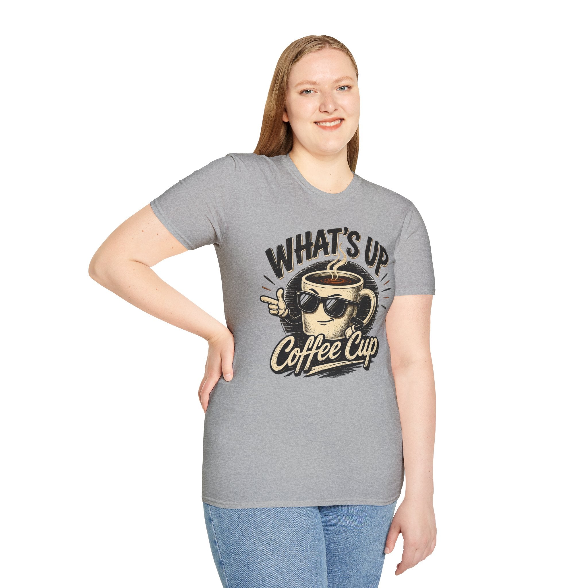 What's Up Coffee Cup T-Shirt