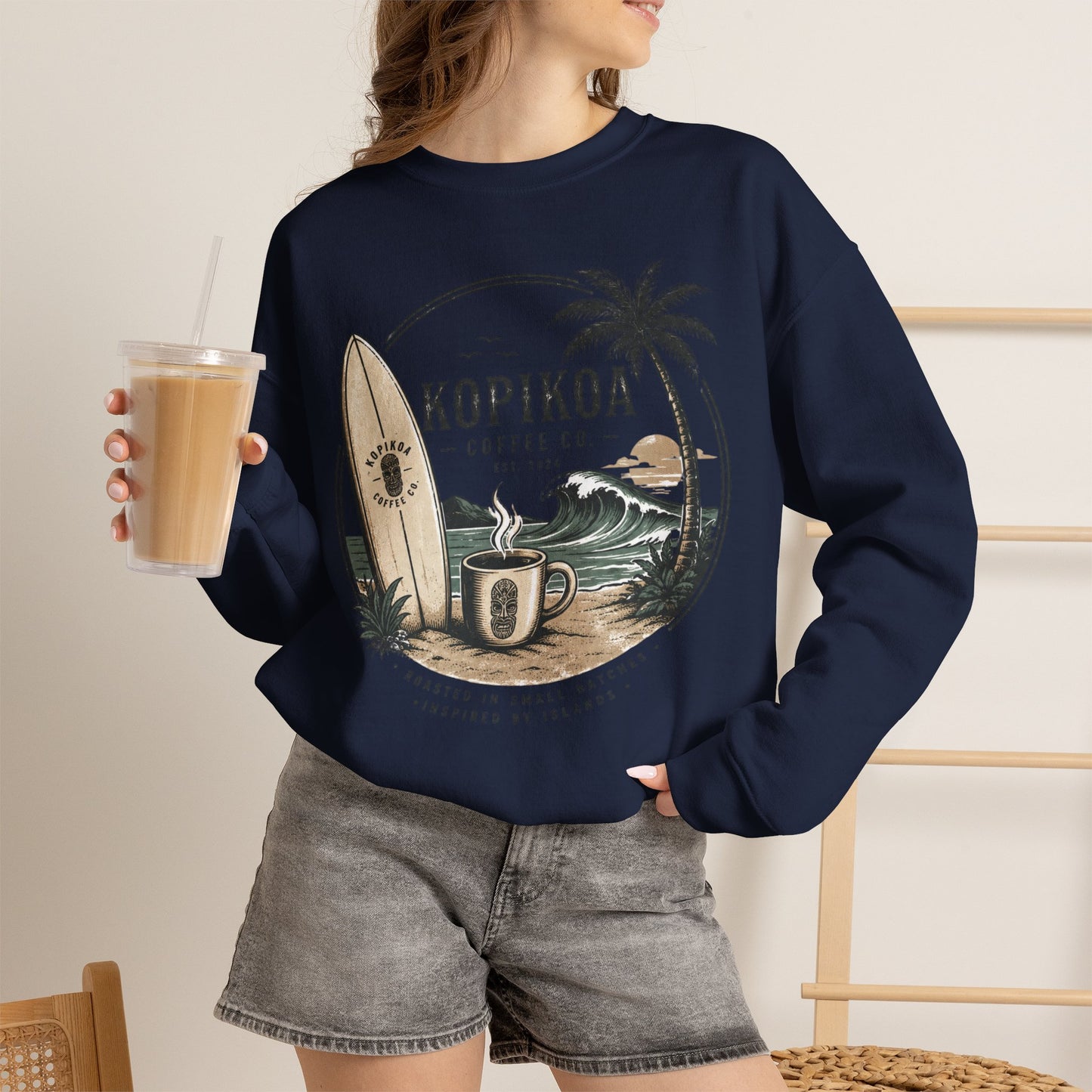 Kopikoa Surf – Unisex Crewneck Sweatshirt