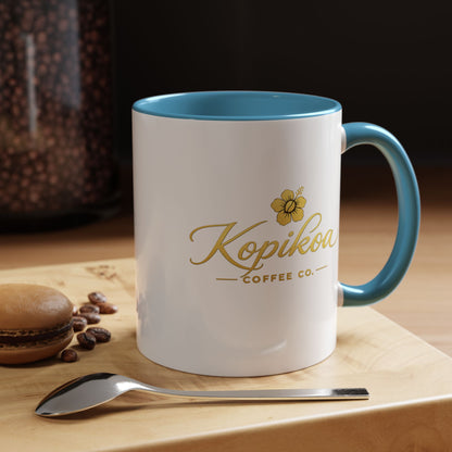 Kopikoa Logo – Accent Coffee Mug