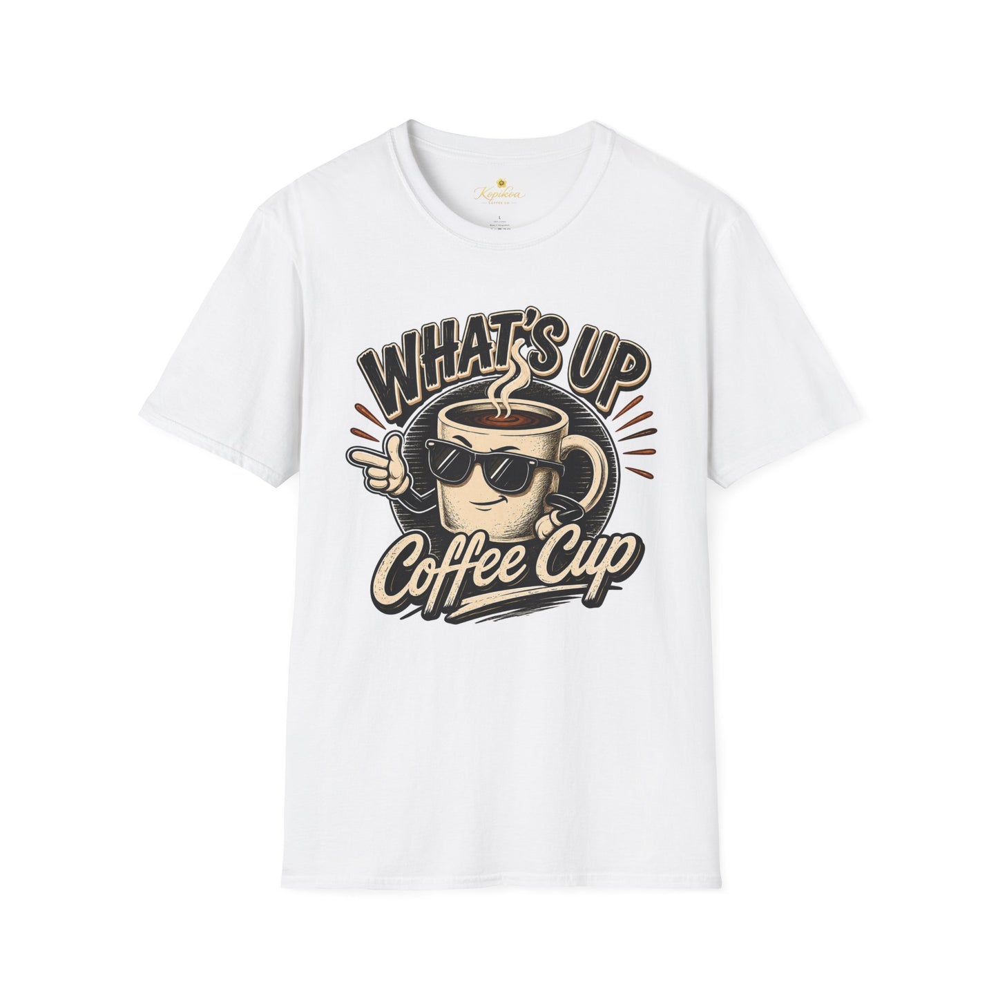 Kopikoa What's Up Coffee Cup – Unisex T-Shirt
