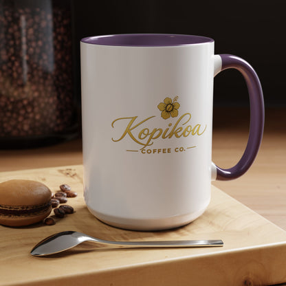 Kopikoa Logo – Accent Coffee Mug