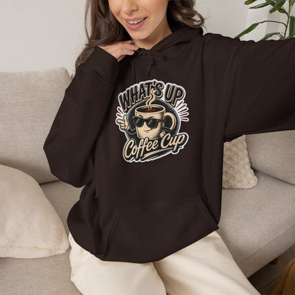 Kopikoa What's Up Coffee Cup – Unisex Hoodie