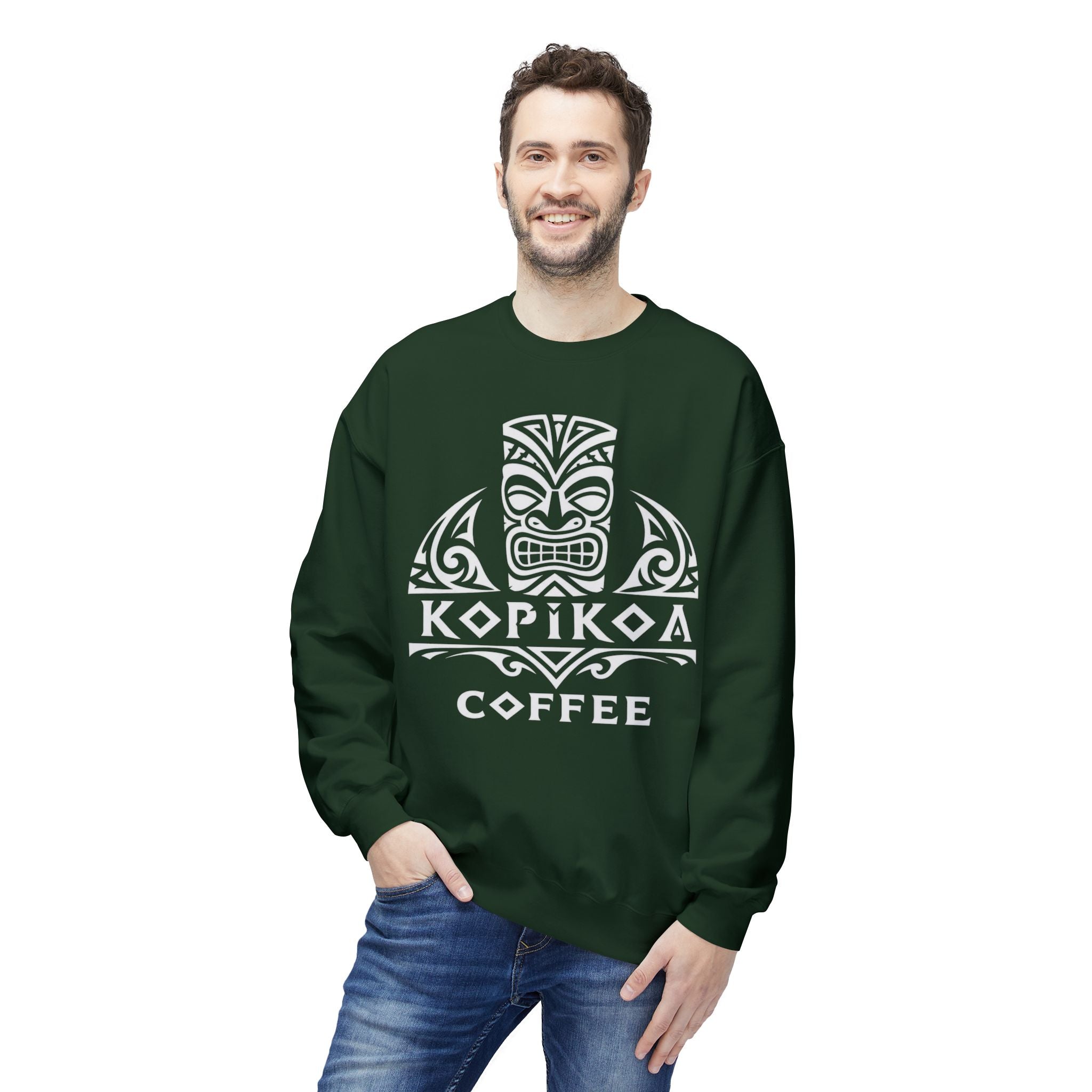 Crewneck Sweatshirt — Kopikoa Coffee Logo Pullover