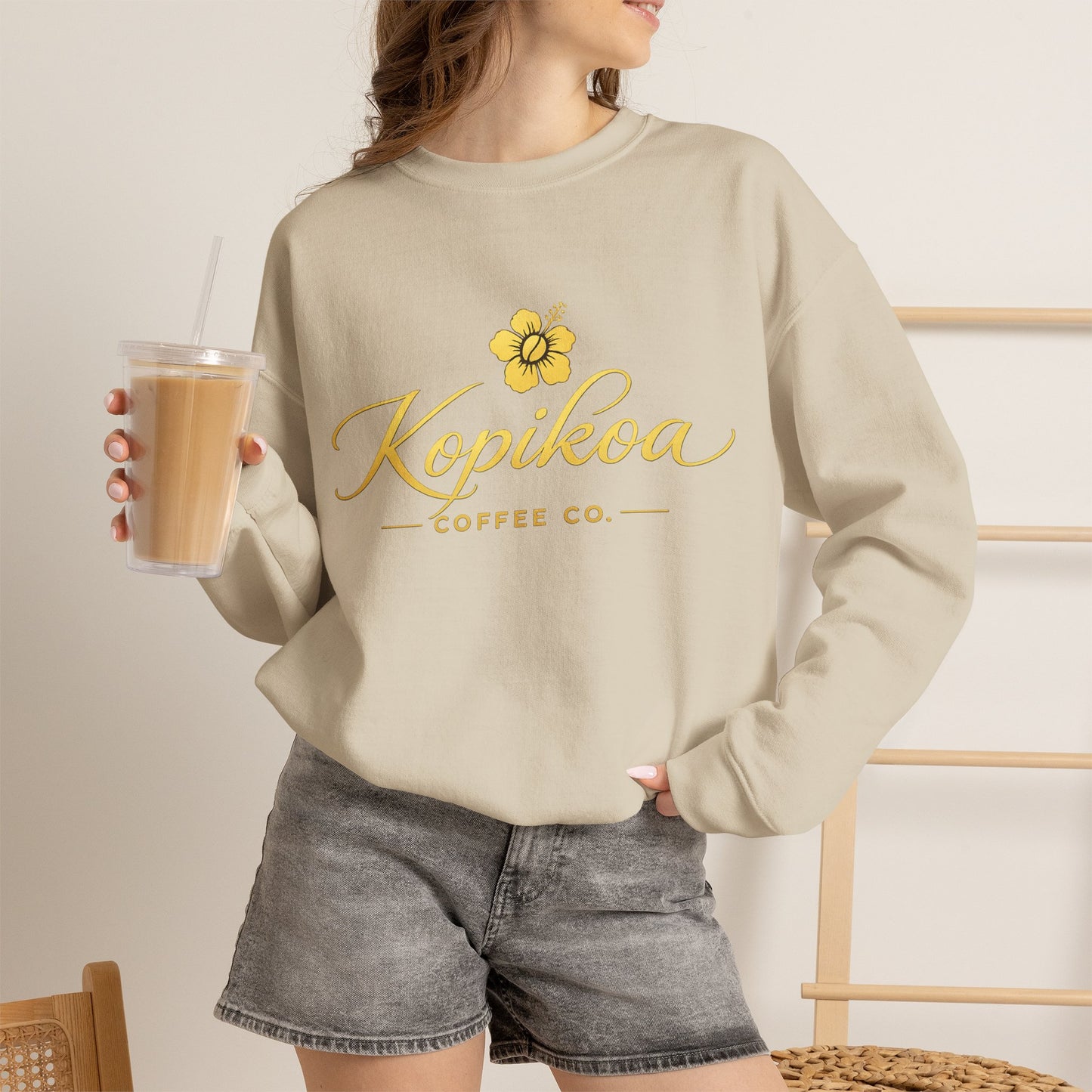 Kopikoa Traditional Logo – Unisex Crewneck Sweatshirt
