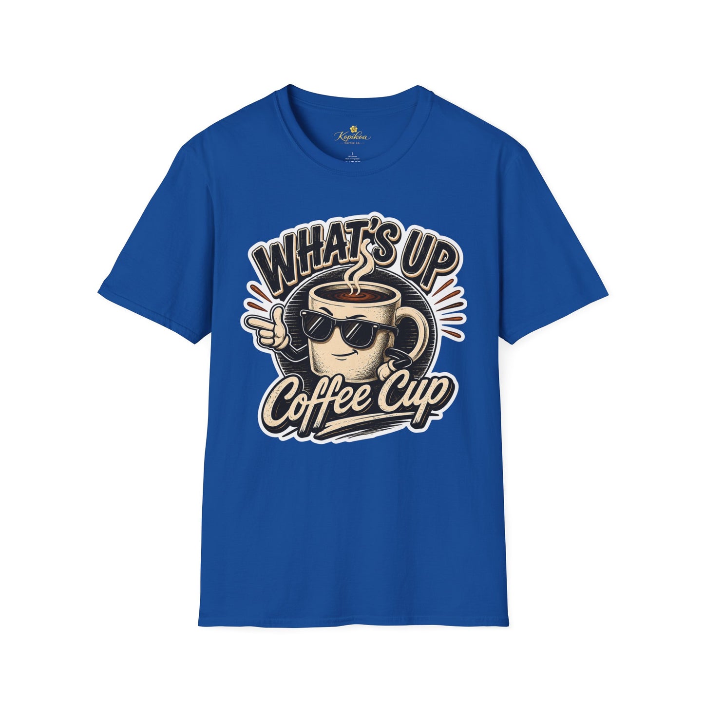Kopikoa What's Up Coffee Cup – Unisex T-Shirt