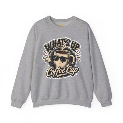 Kopikoa What's Up Coffee Cup – Unisex Crewneck Sweatshirt