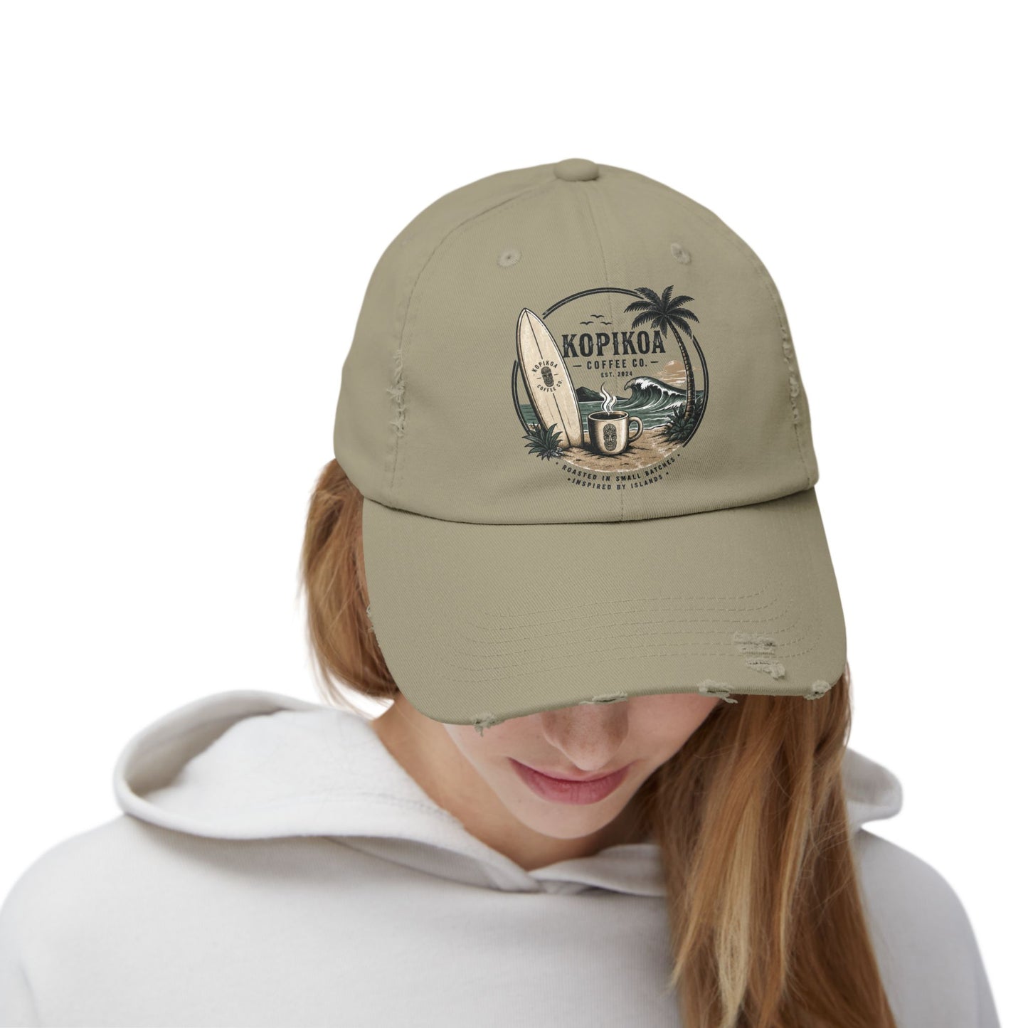 Kopikoa Surf – Unisex Distressed Hat