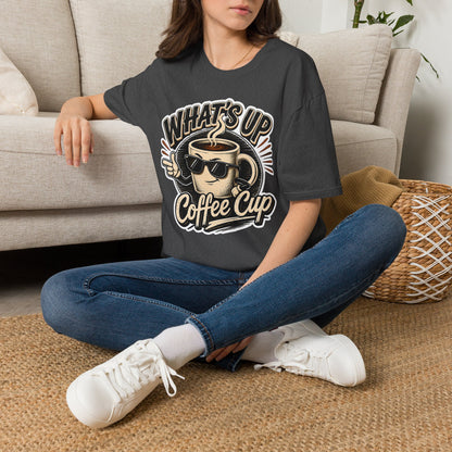 Kopikoa What's Up Coffee Cup – Unisex T-Shirt