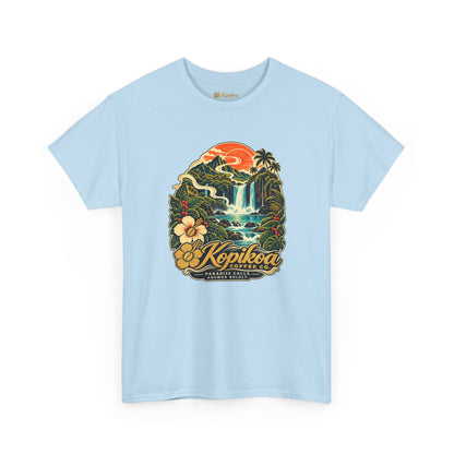Kopikoa Waterfall Hawaii T-Shirt — Tropical Vintage Island Tee
