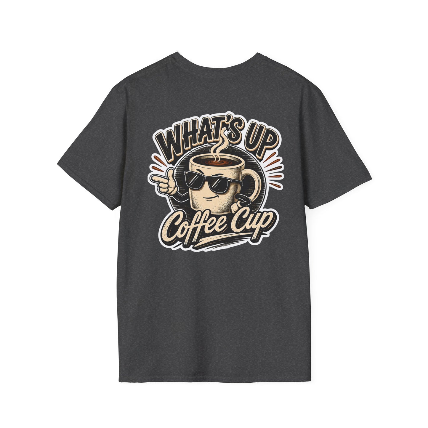 Kopikoa What's Up Coffee Cup – Unisex Pocket T-Shirt