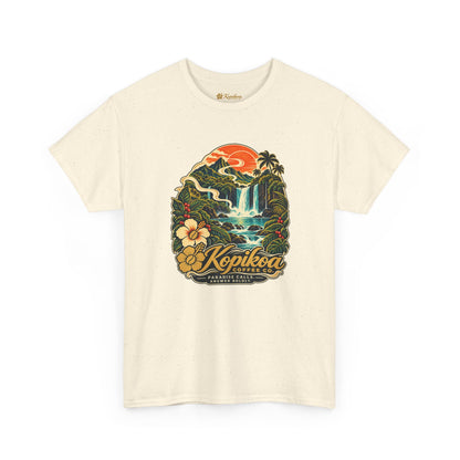 Kopikoa Waterfall Hawaii T-Shirt — Tropical Vintage Island Tee