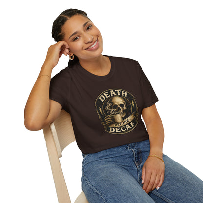 Kopikoa Death Before Decaf – Unisex T-Shirt