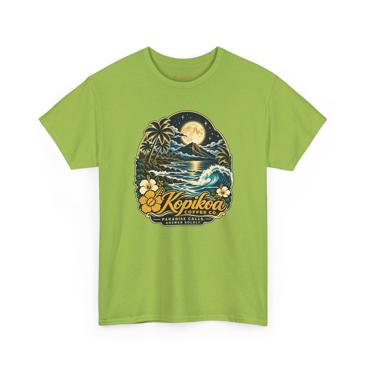 Kopikoa Moonlit Hawaiian Tee