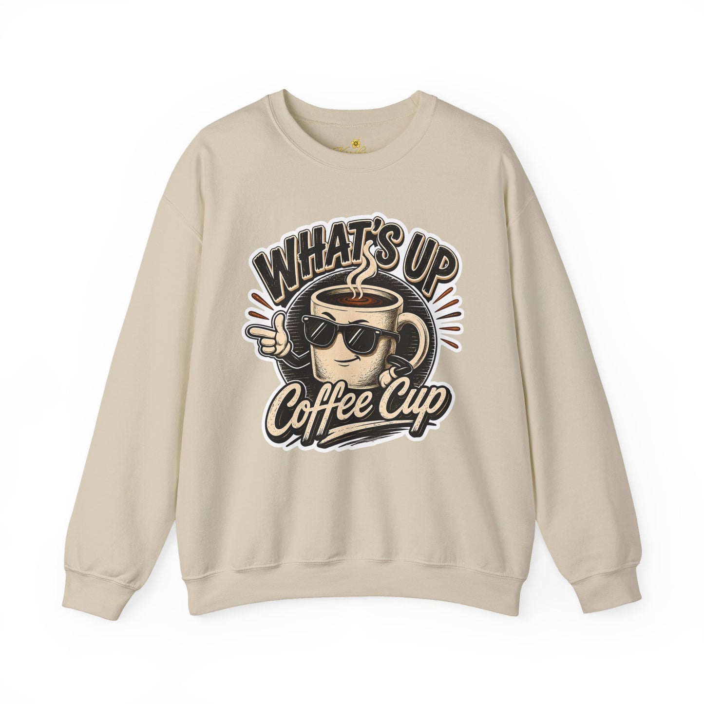 Kopikoa What's Up Coffee Cup – Unisex Crewneck Sweatshirt