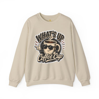 Kopikoa What's Up Coffee Cup – Unisex Crewneck Sweatshirt