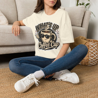 Kopikoa What's Up Coffee Cup – Unisex T-Shirt