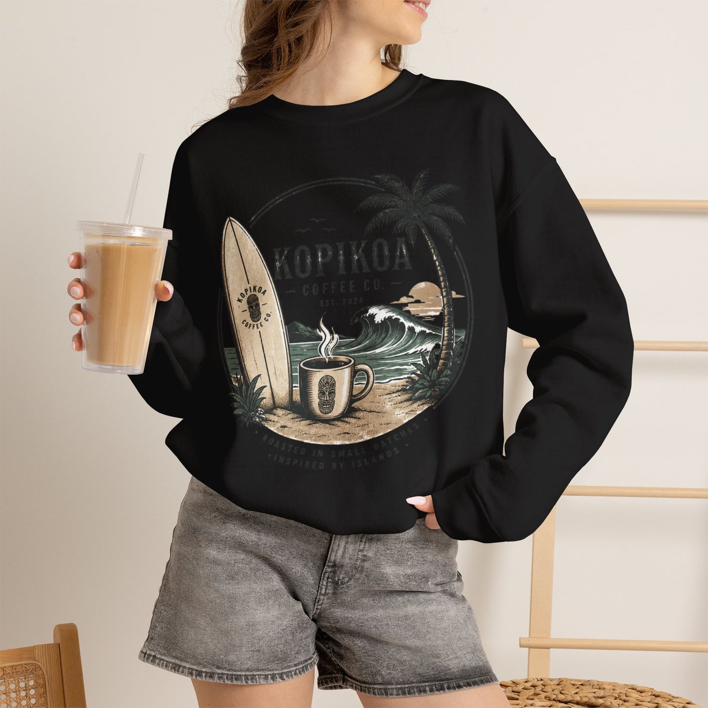 Kopikoa Surf – Unisex Crewneck Sweatshirt