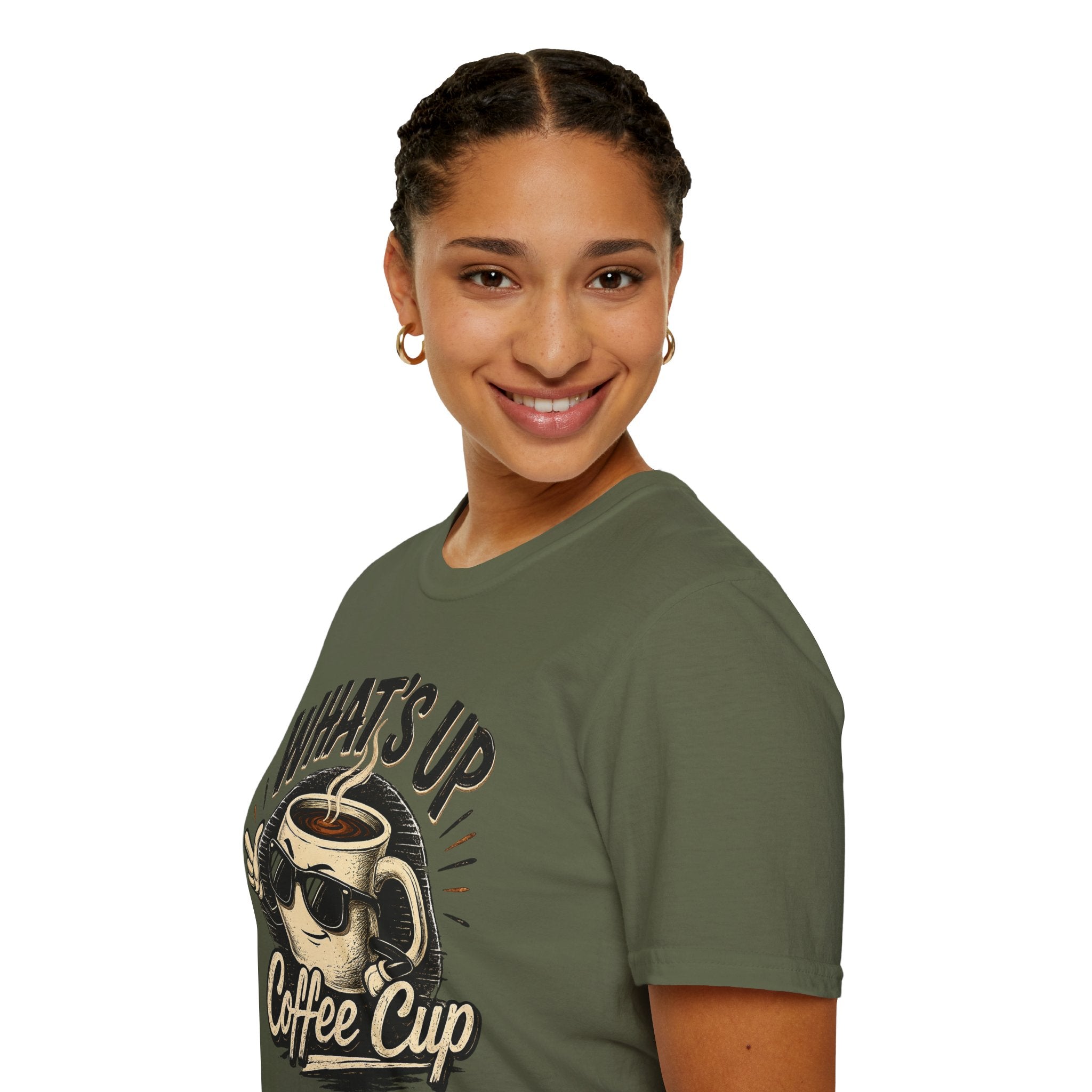 What's Up Coffee Cup T-Shirt